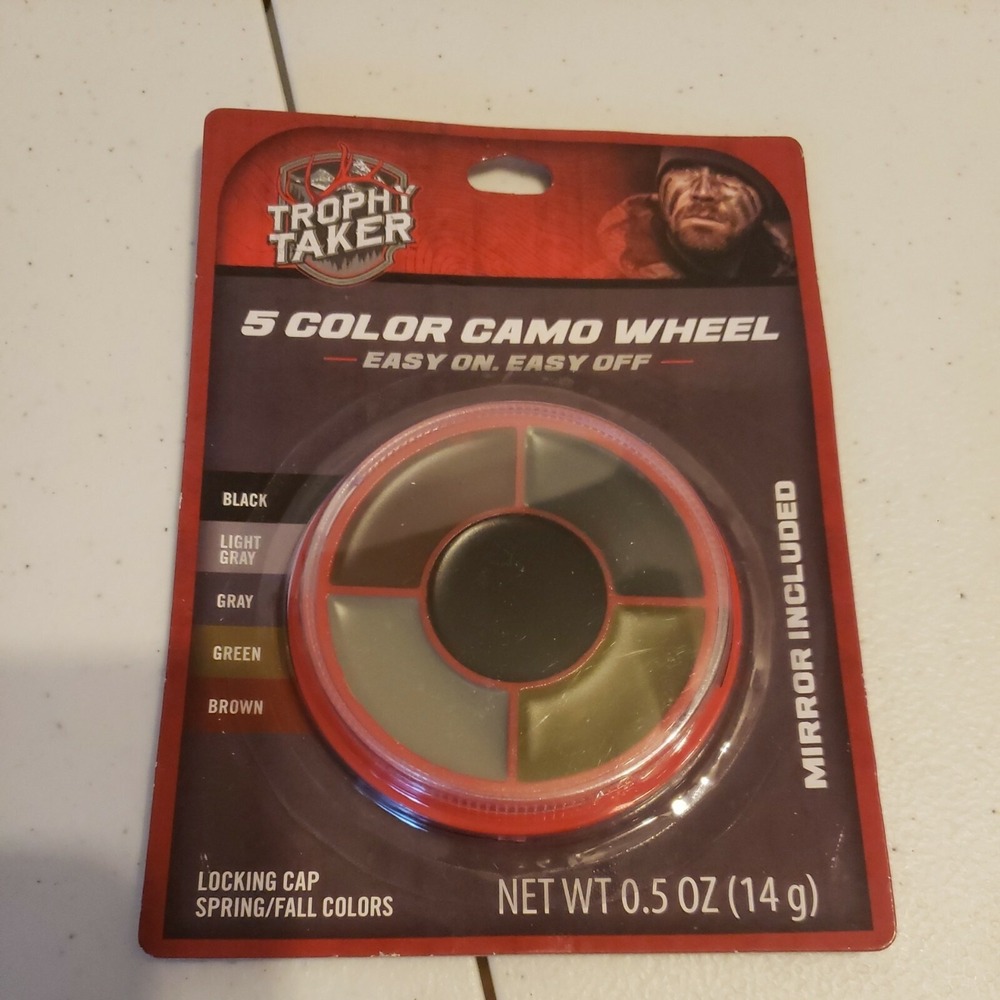 Camo Face Paint Trophy Taker 5 Color, Hunting Camo Face Paint